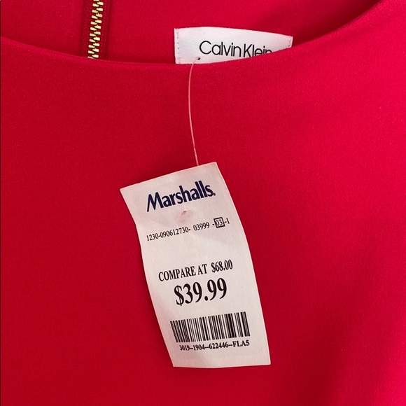 NWT Calvin Klein Dress Pink - Picture 2 of 5